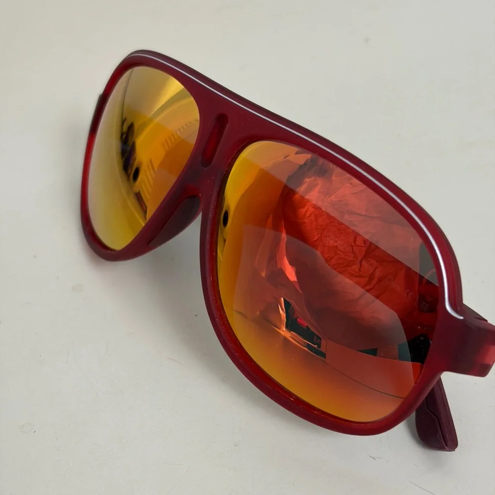 goodr Super Fly Lances Afternoon Uppers Sunglasses Red Polarized SFG1018 Aviator